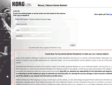 Tablet Screenshot of dealers.korgusa.com